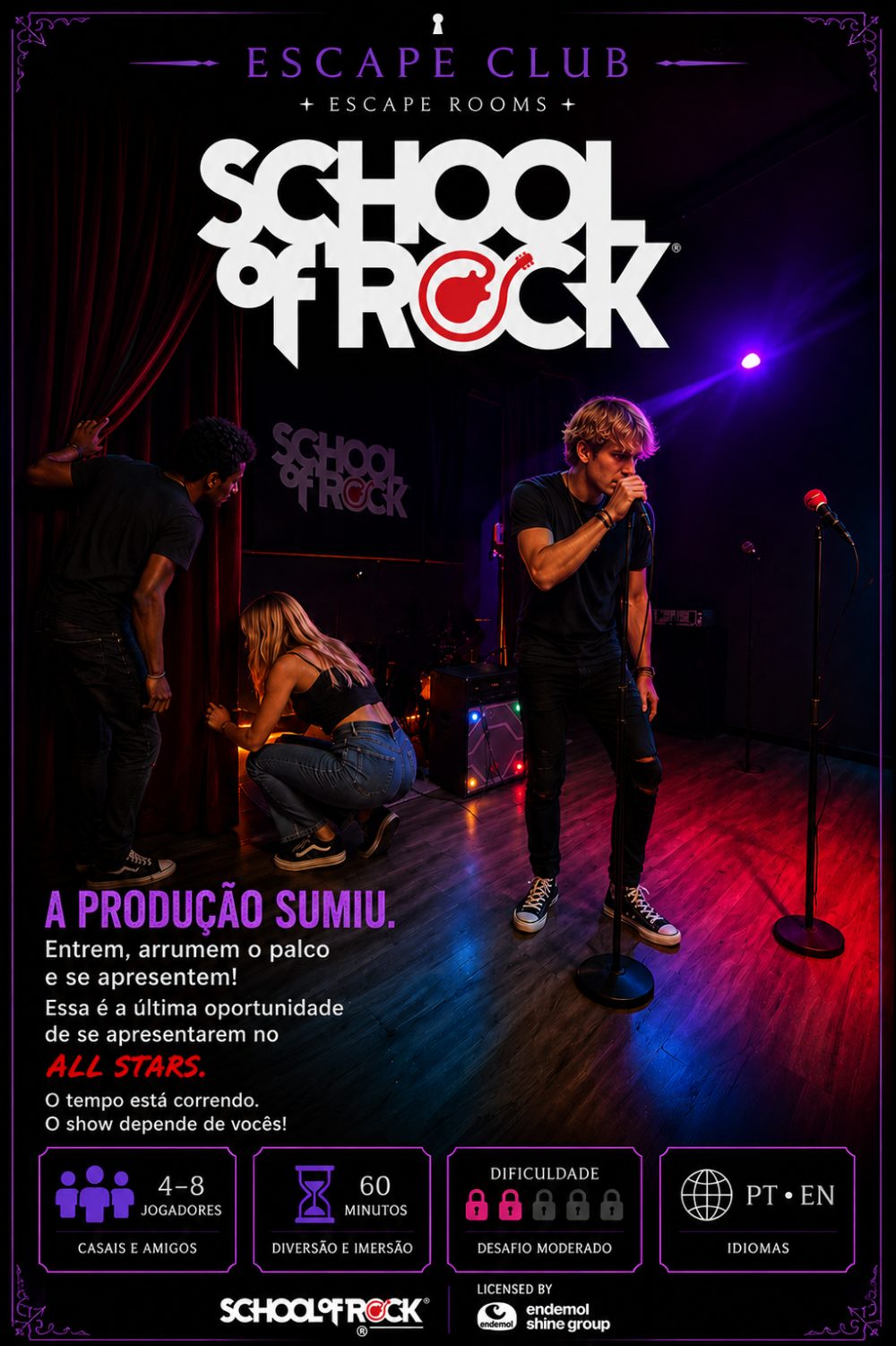 Pôster da sala School of Rock